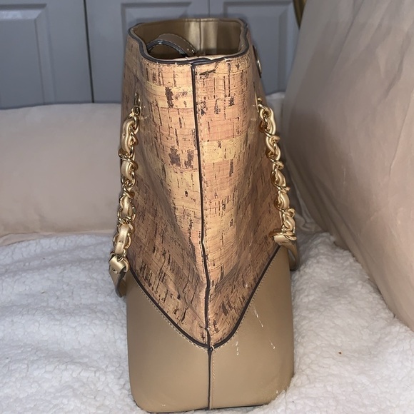 Anne Klein gold tote - Picture 3 of 10